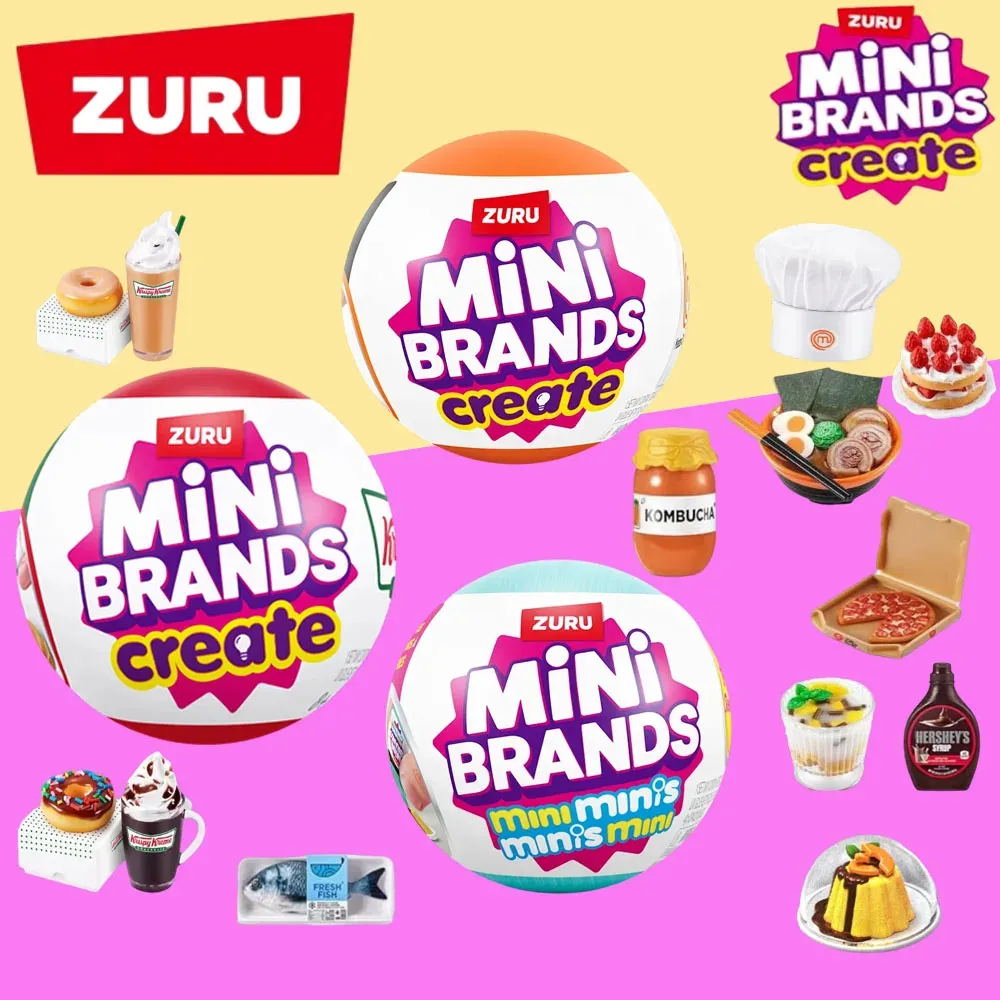 Zuru Mini Brand 5 Surprise Master Cuisine Blind Box Ball Capsule - Collectible Miniature Food Dishes with UV Curing Resin & Real Recipes for Kids & Collectors thumbnail 1