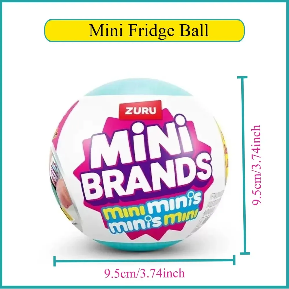 Zuru Mini Brand 5 Surprise Master Cuisine Blind Box Ball Capsule - Collectible Miniature Food Dishes with UV Curing Resin & Real Recipes for Kids & Collectors showcase 2