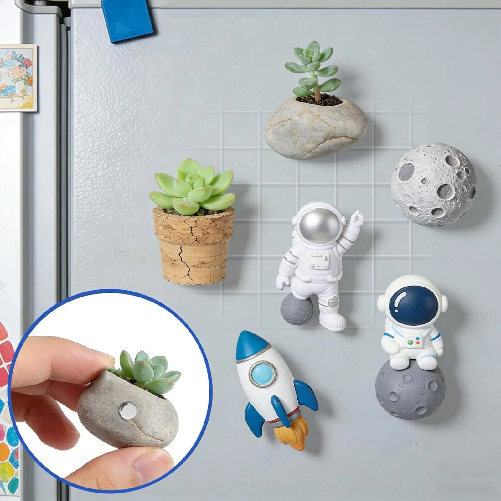 8x3mm Round Refrigerator Magnets - Small Whiteboard & Office Magnets, Durable Mini Magnets for Kitchen & Crafting thumbnail 5