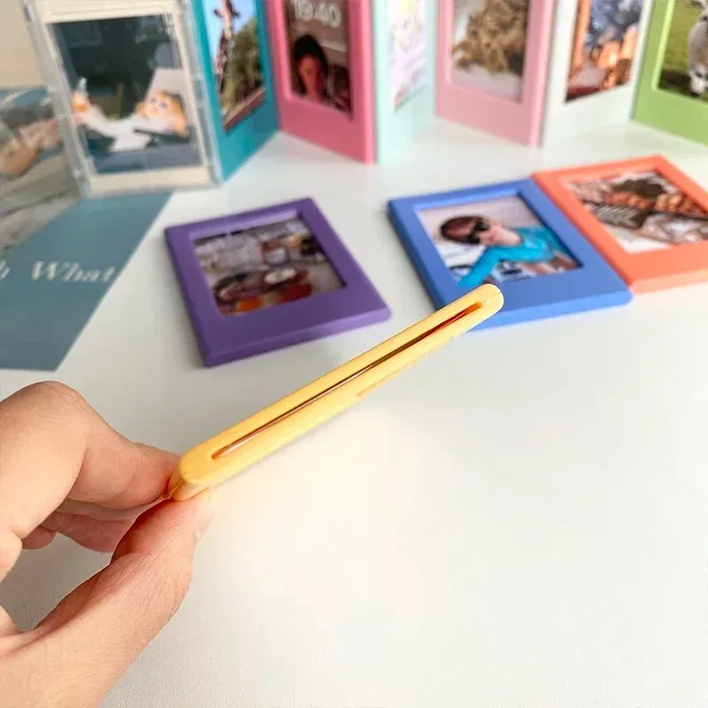 Magnetic Photo Frame Fridge Magnets - Fun Refrigerator Decor for Mini Film Papers, Home Office Ornaments, Versatile Display showcase 6