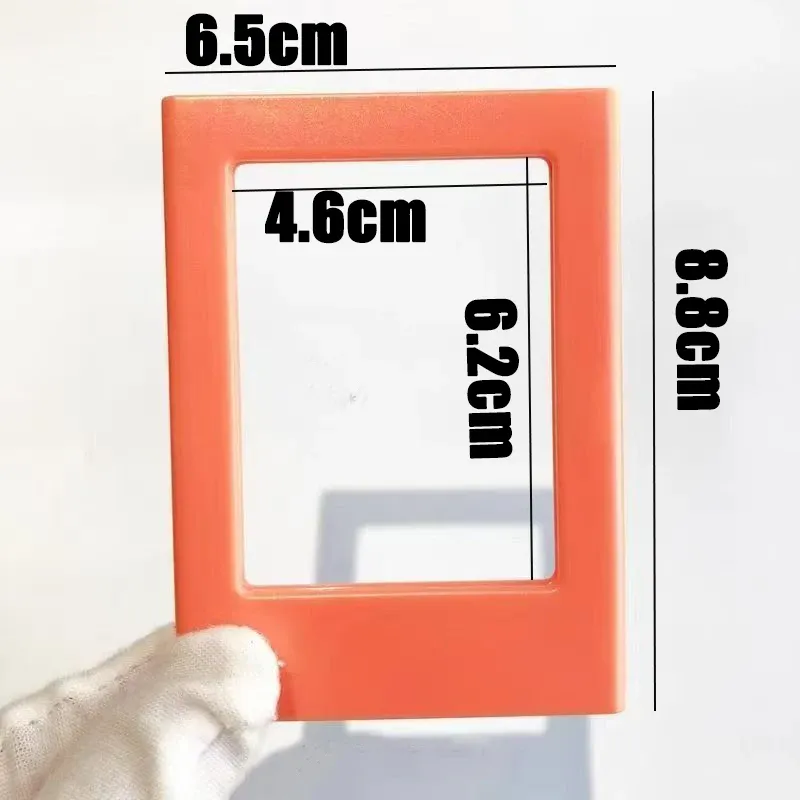 Magnetic Photo Frame Fridge Magnets - Fun Refrigerator Decor for Mini Film Papers, Home Office Ornaments, Versatile Display showcase 1