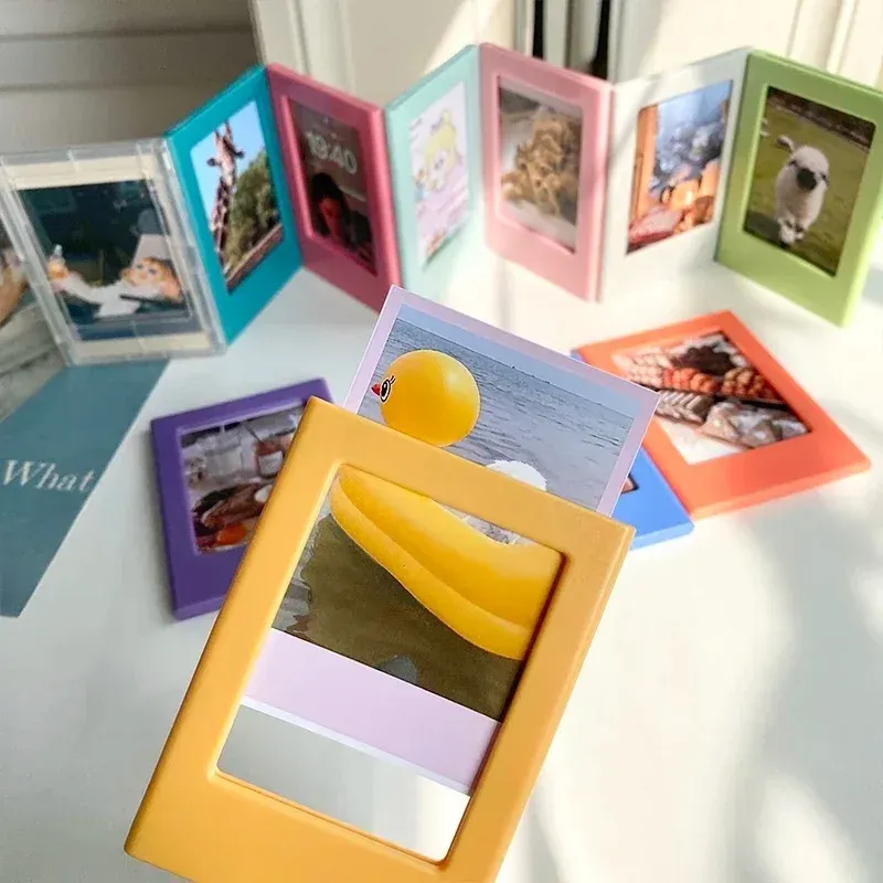 Magnetic Photo Frame Fridge Magnets - Fun Refrigerator Decor for Mini Film Papers, Home Office Ornaments, Versatile Display thumbnail 2