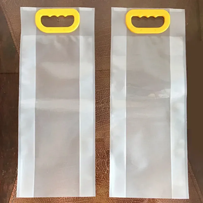 Transparent Food Vacuum Seal Bags for Rice Beans - Accordion Pocket Design, 2.5kg & 5kg Capacity, Durable Plastic Packaging thumbnail 6
