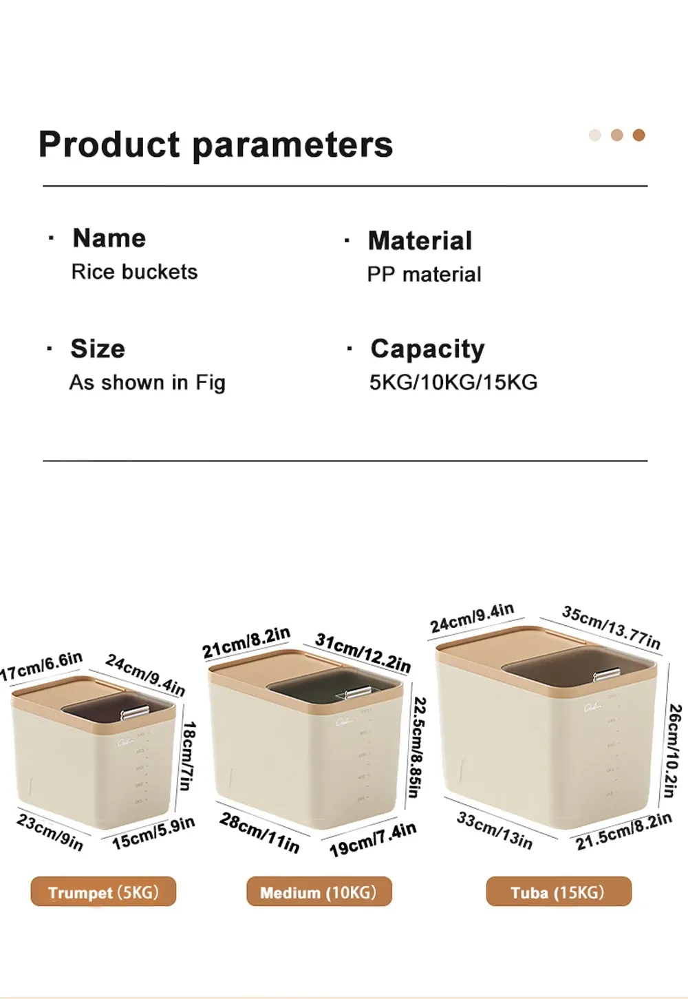 Large Capacity Rice Storage Box 5/10/15KG - Airtight, Insect & Moisture Proof Food Grade PP Container with Transparent Sliding Lid for Kitchen Dry Grain Storage showcase 9