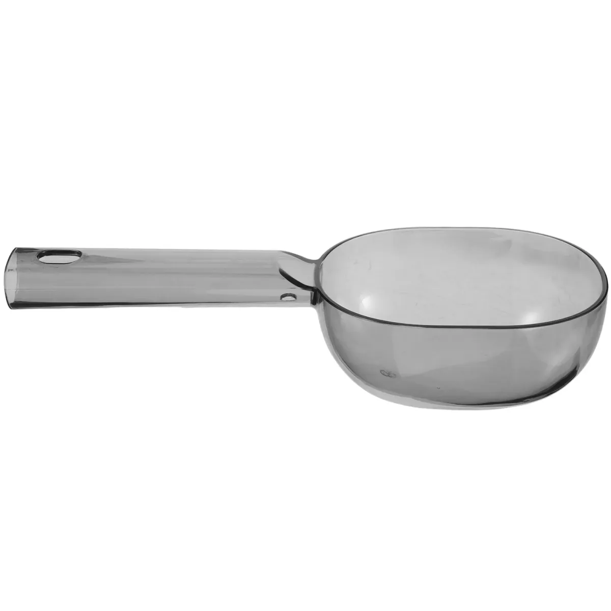 Long Handle Plastic Rice Spoon - Anti-Stick Kitchen Scoop for Flour, Grains, Measuring & Serving Utensil - Grey PET Material, 8.2 Inch showcase 4
