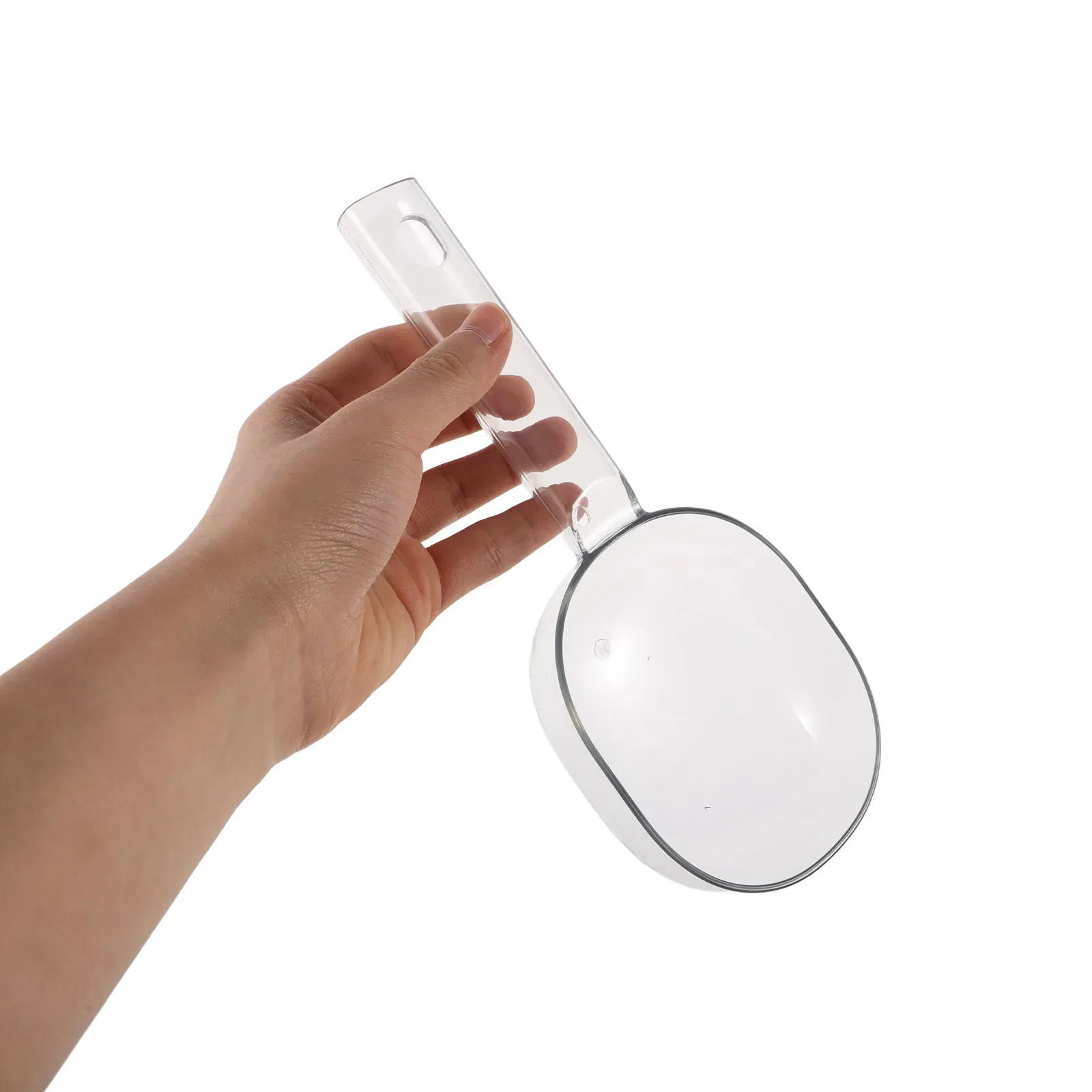 Multi-Function Long Handle Plastic Rice Spoon - Ergonomic, Anti-Stick Kitchen Scoop for Flour, Grains, Measuring Powder, Coffee, Rice - Essential Kitchen Tool thumbnail 1