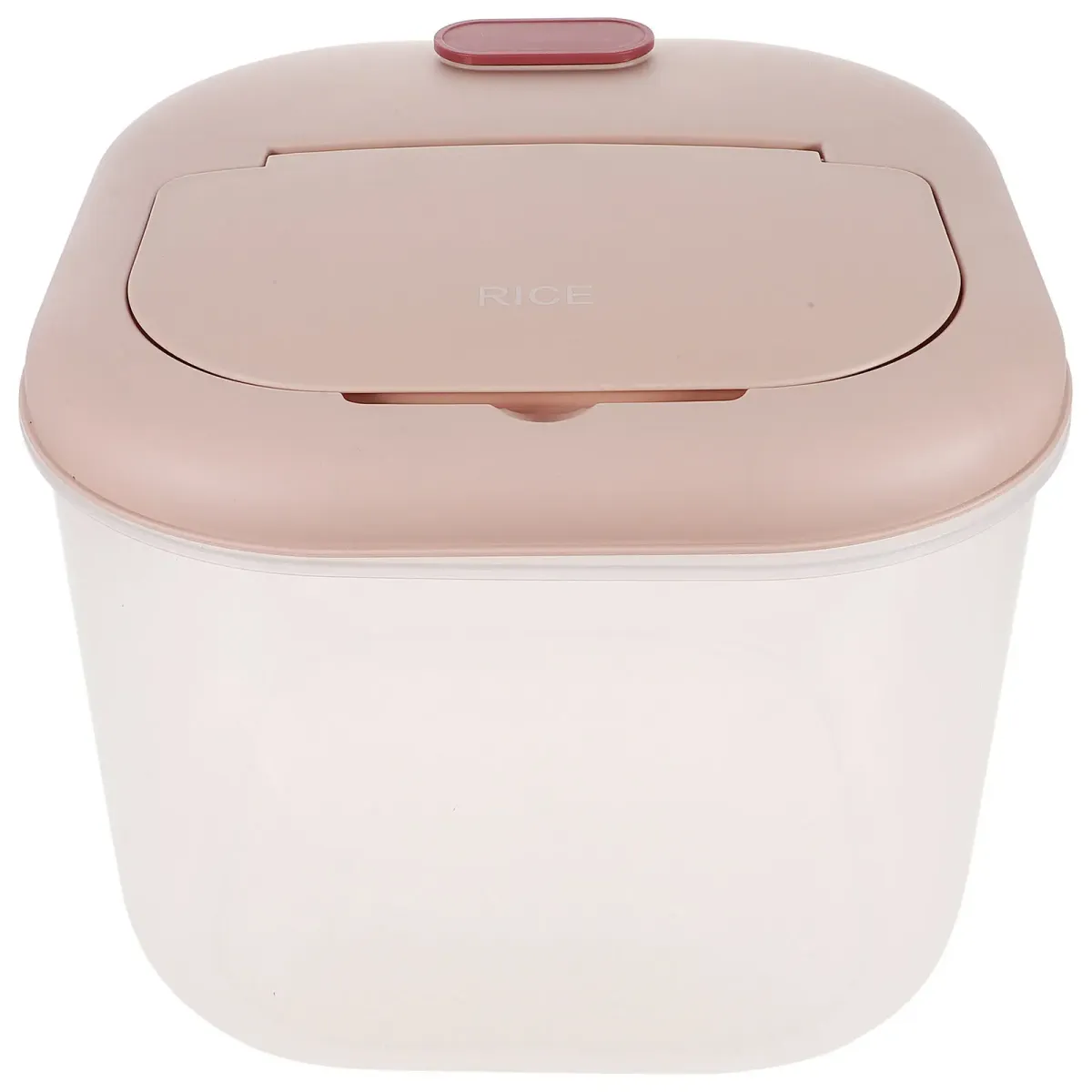 10kg Airtight Rice Container, Food Grade Sealed Grain Storage Bin with Lid, Transparent Kitchen Pantry Organizer for Cereal, Beans, Flour, Long Term Freshness Keeper showcase 5