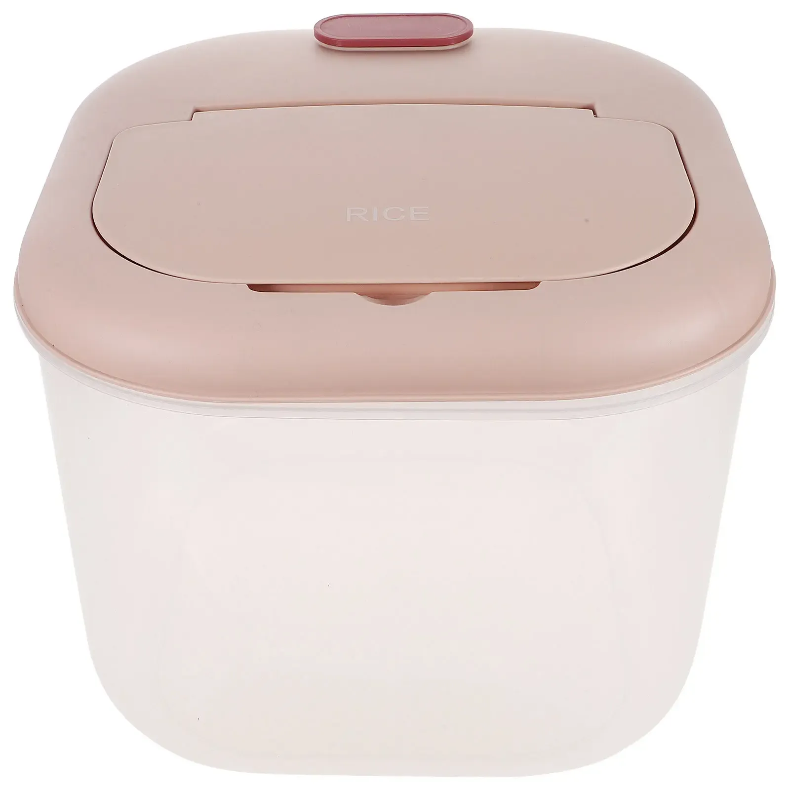 10kg Airtight Rice Container, Food Grade Sealed Grain Storage Bin with Lid, Transparent Kitchen Pantry Organizer for Cereal, Beans, Flour, Long Term Freshness Keeper thumbnail 5