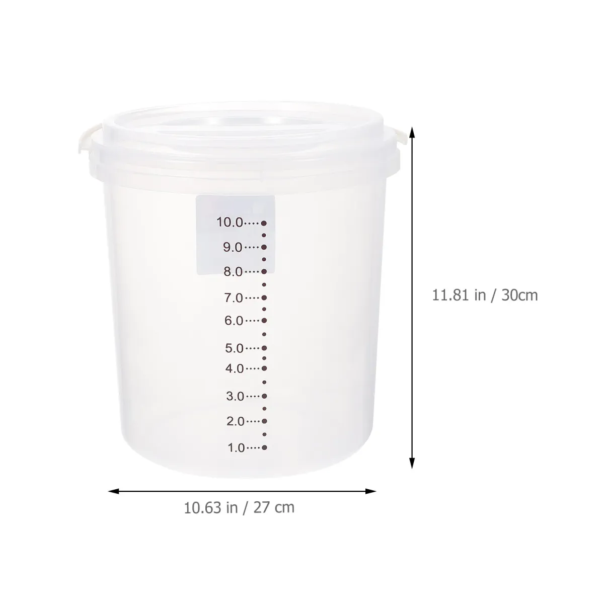Eco-Friendly Rice Storage Bucket - Dustproof, Moisture-Resistant Food Grade Plastic Container with Wide-Mouth Lid for Long-Term Grain, Flour, Soybean Storage - Kitchen Organizer showcase 4