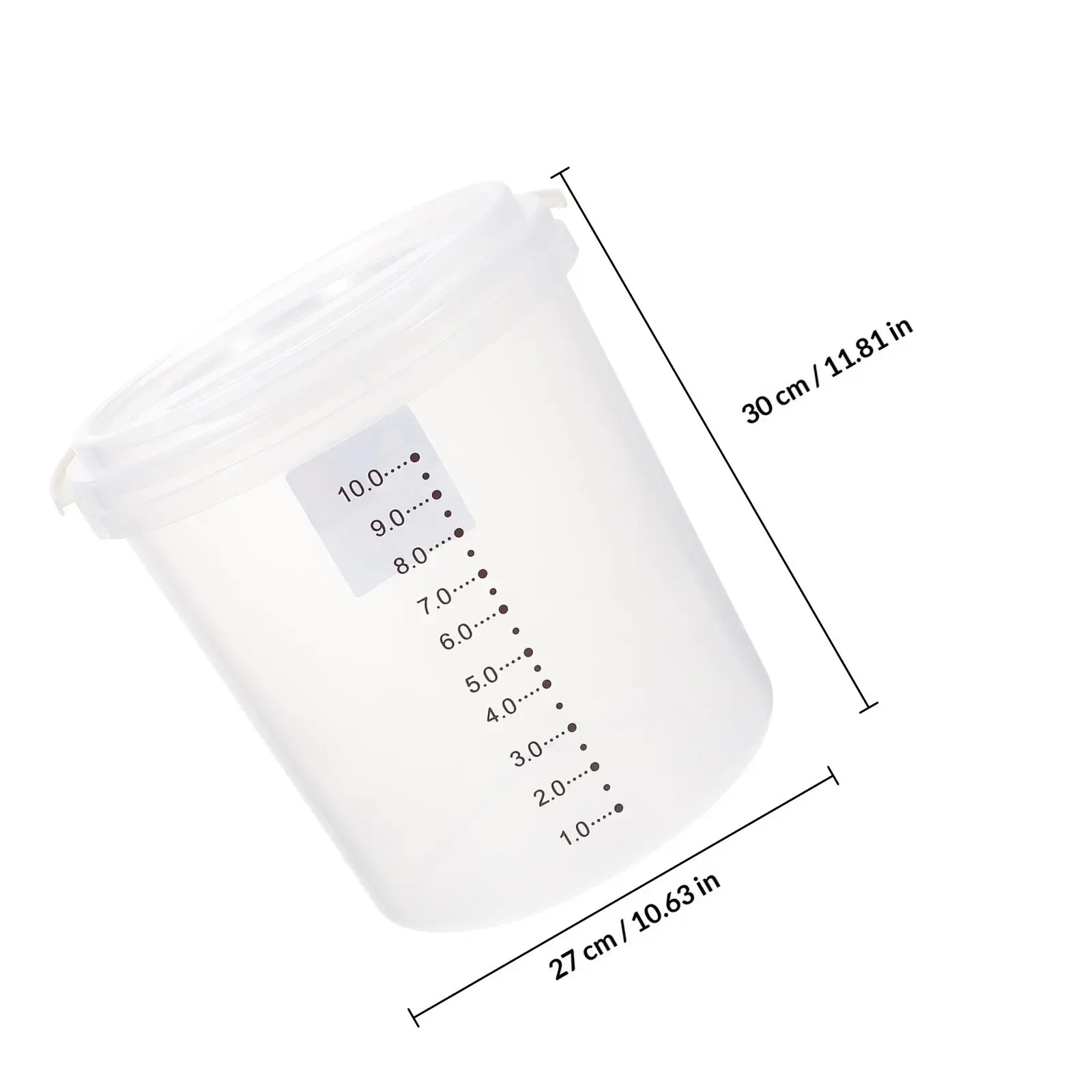 Eco-Friendly Rice Storage Bucket - Dustproof, Moisture-Resistant Food Grade Plastic Container with Wide-Mouth Lid for Long-Term Grain, Flour, Soybean Storage - Kitchen Organizer thumbnail 2