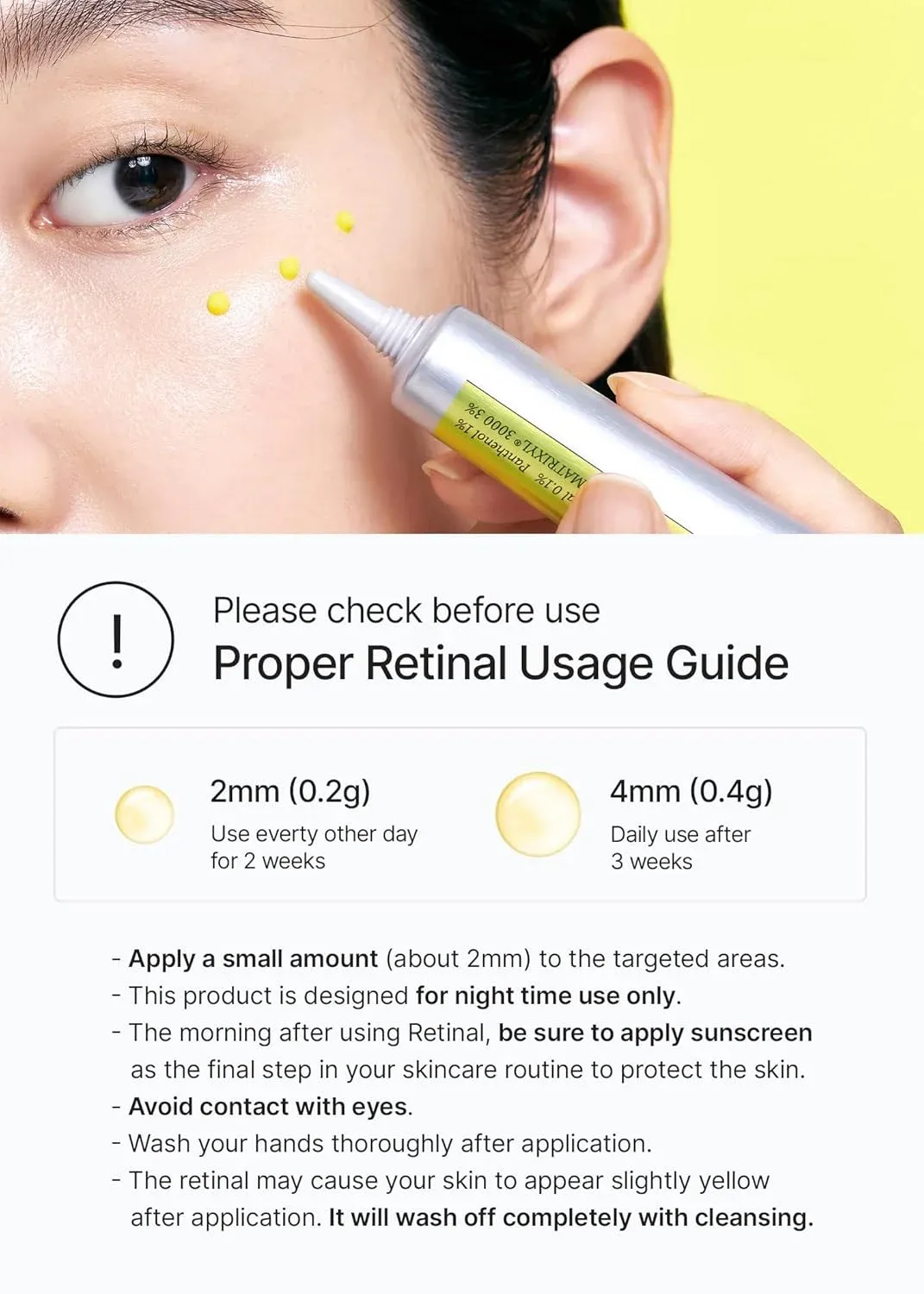 Korean Retinol Vitamin C Face & Eye Cream Booster Serum for Dark Circles, Firming, Hydrating, Tightening, and Lightening Skin thumbnail 5