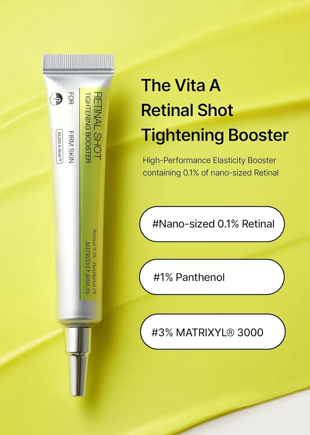 Korean Retinol Vitamin C Face & Eye Cream Booster Serum for Dark Circles, Firming, Hydrating, Tightening, and Lightening Skin thumbnail 2