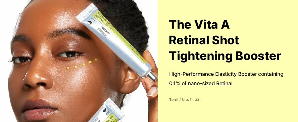 Korean Retinol Vitamin C Face & Eye Cream Booster Serum for Dark Circles, Firming, Hydrating, Tightening, and Lightening Skin showcase 1