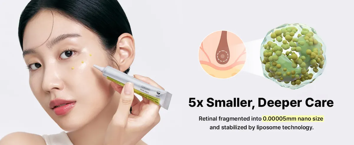 Korean Retinol Vitamin C Face & Eye Cream Booster Serum for Dark Circles, Firming, Hydrating, Tightening, and Lightening Skin showcase 4