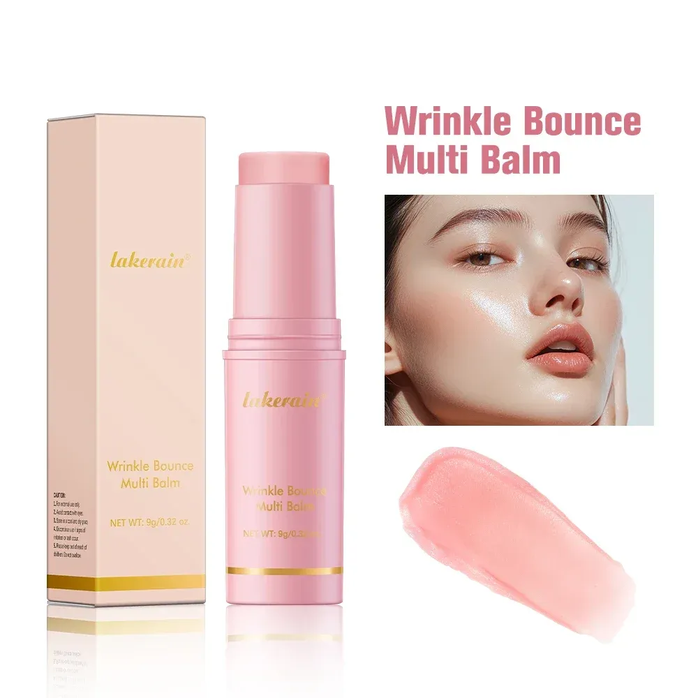 Lakerain Collagen Multi Balm Stick for Face & Neck | Wrinkle Bounce Moisturizing Cream with Hyaluronic Acid for Dry Skin | Korean Beauty Anti-Aging Stick - Image 1
