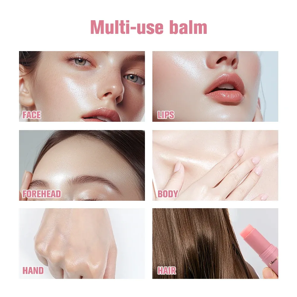 Lakerain Collagen Multi Balm Stick for Face & Neck | Wrinkle Bounce Moisturizing Cream with Hyaluronic Acid for Dry Skin | Korean Beauty Anti-Aging Stick - Image 3