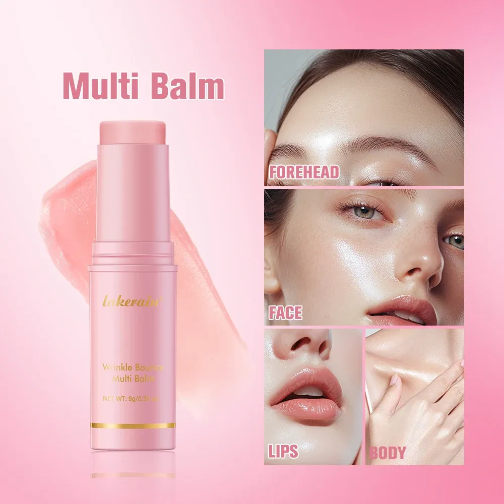 Lakerain Collagen Multi Balm Stick for Face & Neck | Wrinkle Bounce Moisturizing Cream with Hyaluronic Acid for Dry Skin | Korean Beauty Anti-Aging Stick - Image 2
