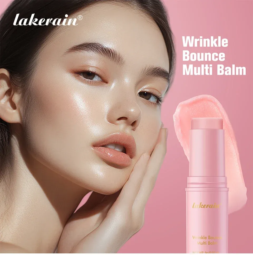 Lakerain Collagen Multi Balm Stick for Face & Neck | Wrinkle Bounce Moisturizing Cream with Hyaluronic Acid for Dry Skin | Korean Beauty Anti-Aging Stick showcase 1