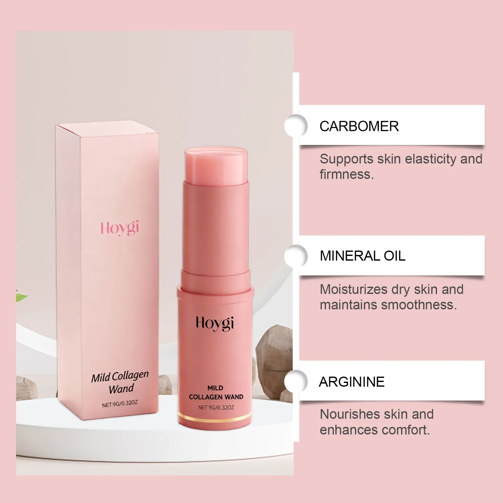 Collagen Wrinkle Bounce Multi Balm Stick for Face & Neck - Deep Hydrating Korean Skincare with Silky Texture, Enhances Makeup Longevity, 9g thumbnail 3