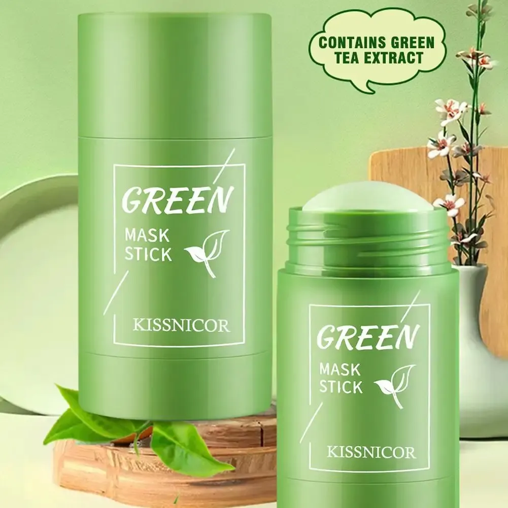 Green Tea Clean Mask Stick for Acne & Blackhead Removal - Deep Pore Cleansing, Purifying Matcha Clay Mud Mask for Oily & Combination Skin showcase 13