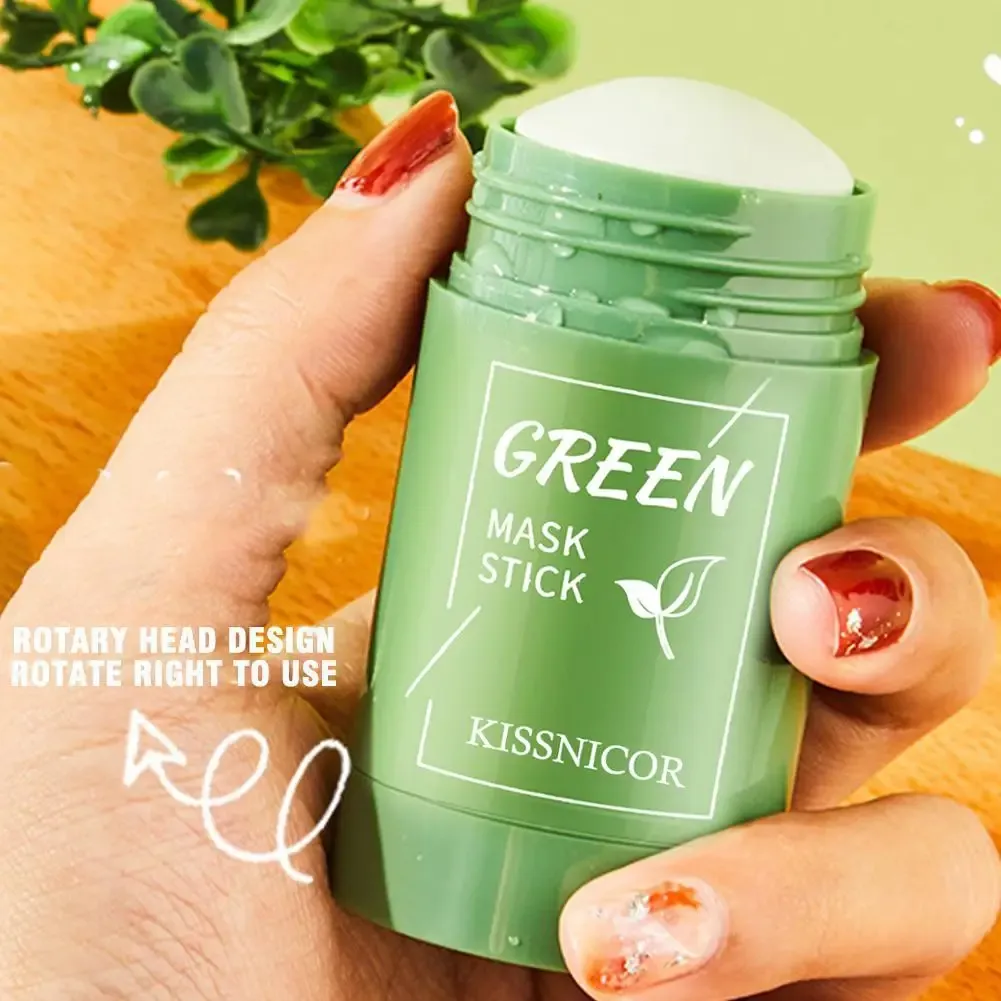 Green Tea Clean Mask Stick for Acne & Blackhead Removal - Deep Pore Cleansing, Purifying Matcha Clay Mud Mask for Oily & Combination Skin thumbnail 6