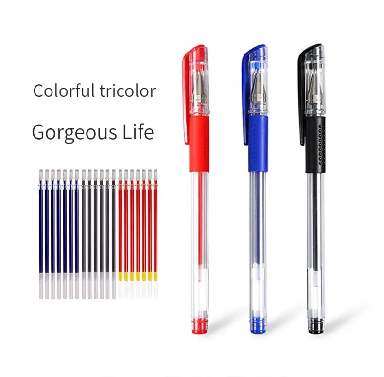 7/35 Pcs Gel Pen Set for School & Office: Smooth Writing Black, Blue, Red Ink Ballpoint Pens, Kawaii Stationery Supplies for Students & Professionals showcase 9