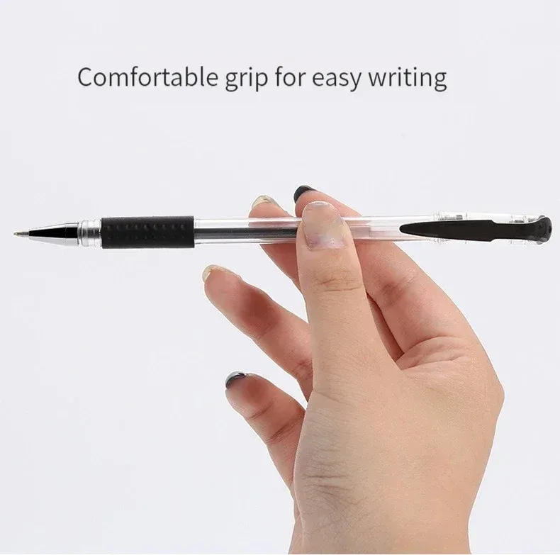 35/25 Pcs Gel Pen Set with Black, Blue, Red Ink, 0.5mm Ballpoint Tip, Kawaii Writing Tools for School and Office Stationery Supplies showcase 6