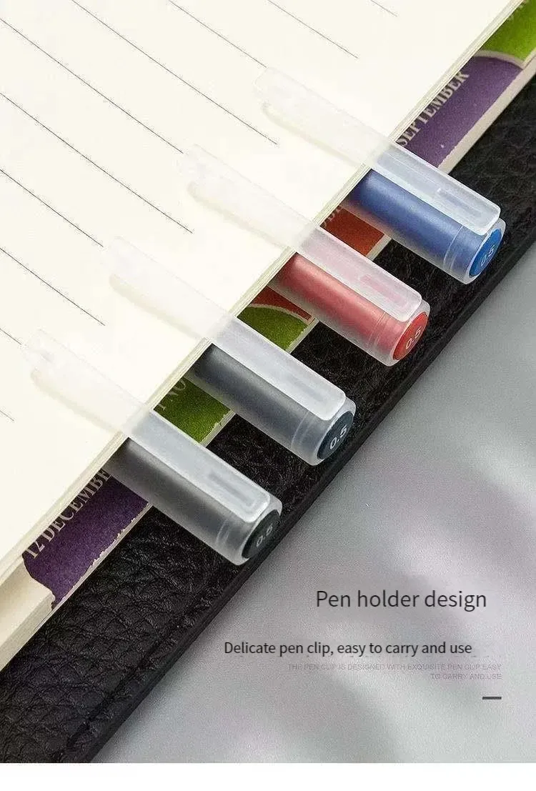 MUJI Gel Pen Set 6/8 Pcs Black Red Blue Ink 0.38mm 0.5mm Japanese Kawaii Stationery for Office School Students showcase 10