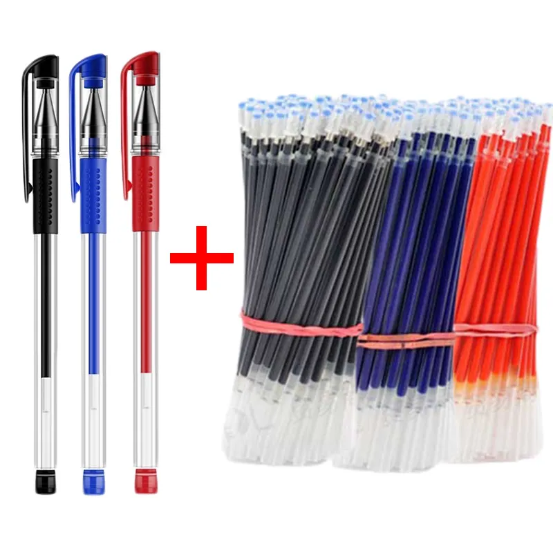 Set of 3 Gel Pens: Black, Blue, Red Ink with 0.5mm Bullet Tip for Smooth Writing - Ideal School & Office Stationery Supplies showcase 13