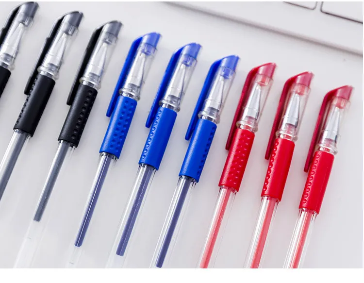 Set of 3 Gel Pens: Black, Blue, Red Ink with 0.5mm Bullet Tip for Smooth Writing - Ideal School & Office Stationery Supplies showcase 8