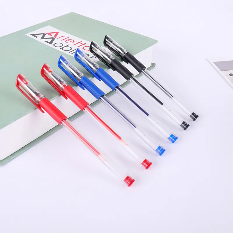 Set of 3 Gel Pens: Black, Blue, Red Ink with 0.5mm Bullet Tip for Smooth Writing - Ideal School & Office Stationery Supplies showcase 10