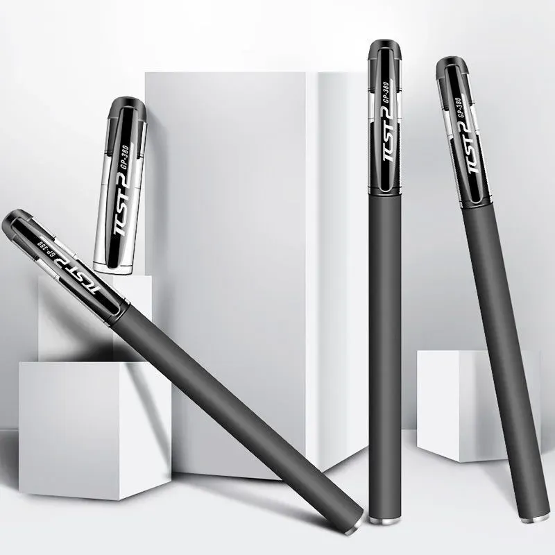 10-Piece Set 0.5mm Black Ink Gel Pens with Bullet Tip - Smooth Writing School & Office Stationery Supplies showcase 9