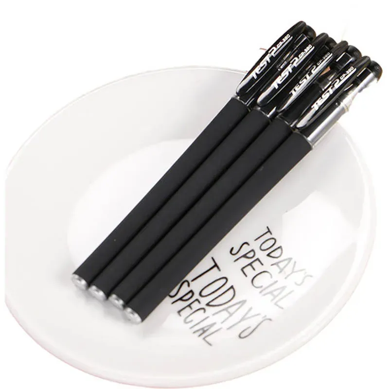 10-Piece Set 0.5mm Black Ink Gel Pens with Bullet Tip - Smooth Writing School & Office Stationery Supplies showcase 8