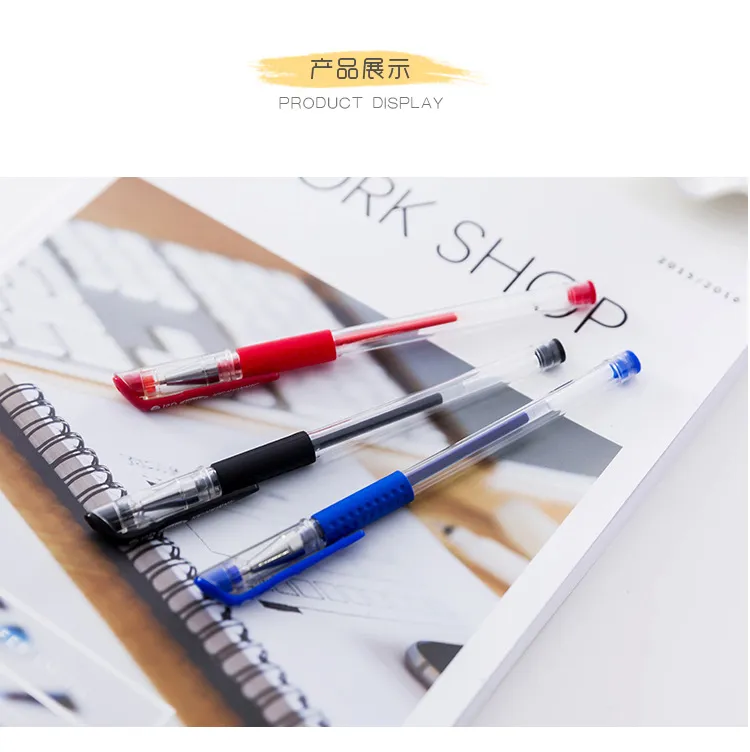 0.5mm Bullet Tip Gel Pen Set - Black, Blue, Red Ink Refills - Smooth Writing School & Office Stationery Supplies showcase 7