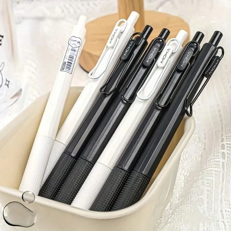 Creative Quick-Drying Black Ink Signature Pen Set - Ideal for Students & Office Use, Smooth Writing Neutral Pen Stationery