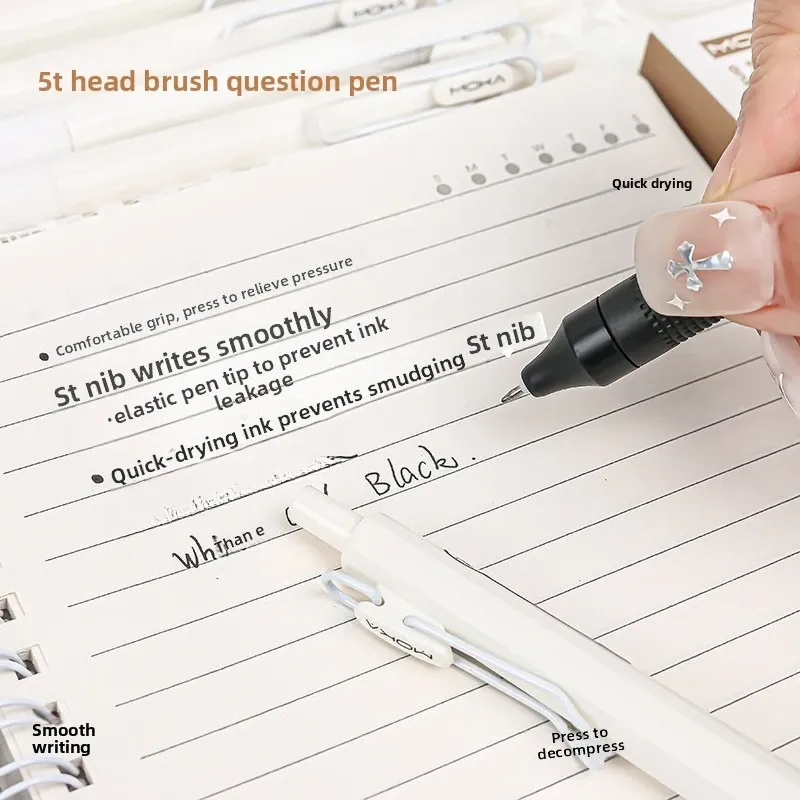 Creative Quick-Drying Black Ink Signature Pen Set - Ideal for Students & Office Use, Smooth Writing Neutral Pen Stationery showcase 3