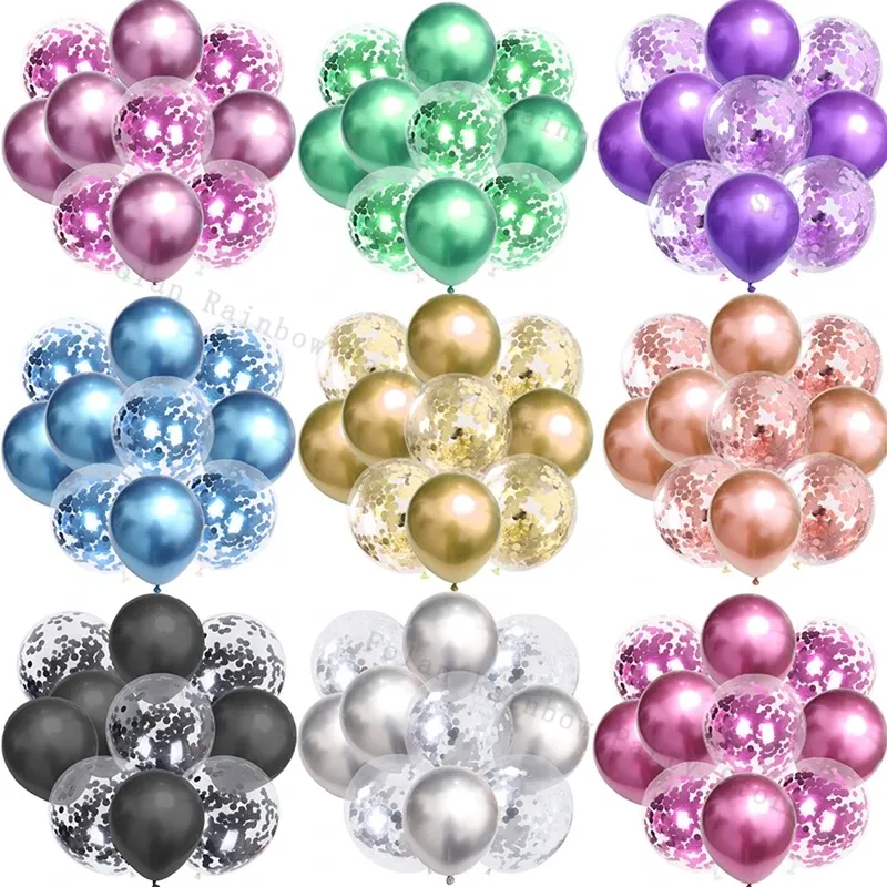 100pcs White & Gold Pastel Balloons - 10/12 Inch Latex Confetti Balloons for Birthday, Wedding, Anniversary Party Decorations thumbnail 1