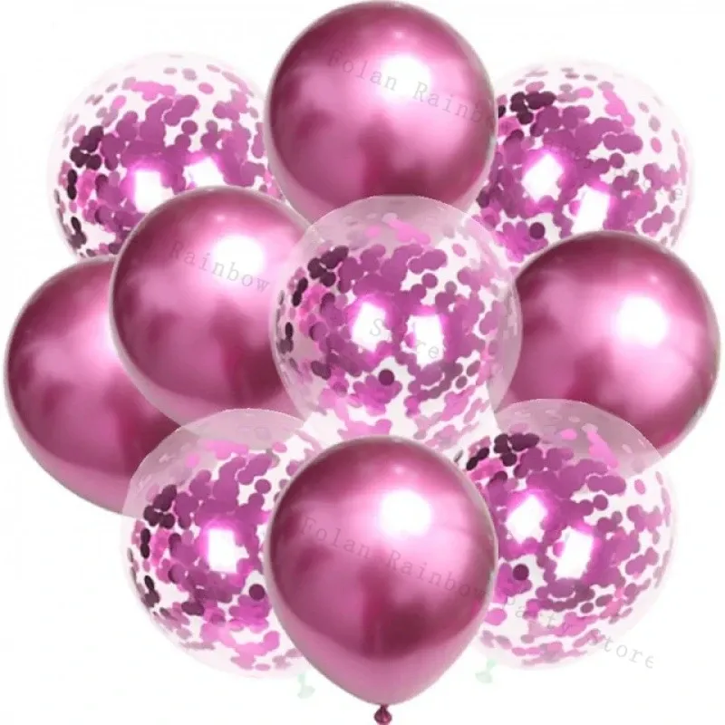 100pcs White & Gold Pastel Balloons - 10/12 Inch Latex Confetti Balloons for Birthday, Wedding, Anniversary Party Decorations showcase 14