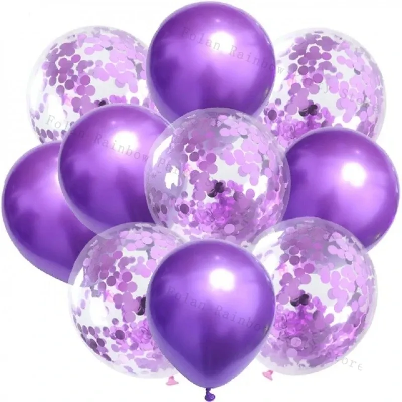 100pcs White & Gold Pastel Balloons - 10/12 Inch Latex Confetti Balloons for Birthday, Wedding, Anniversary Party Decorations showcase 11