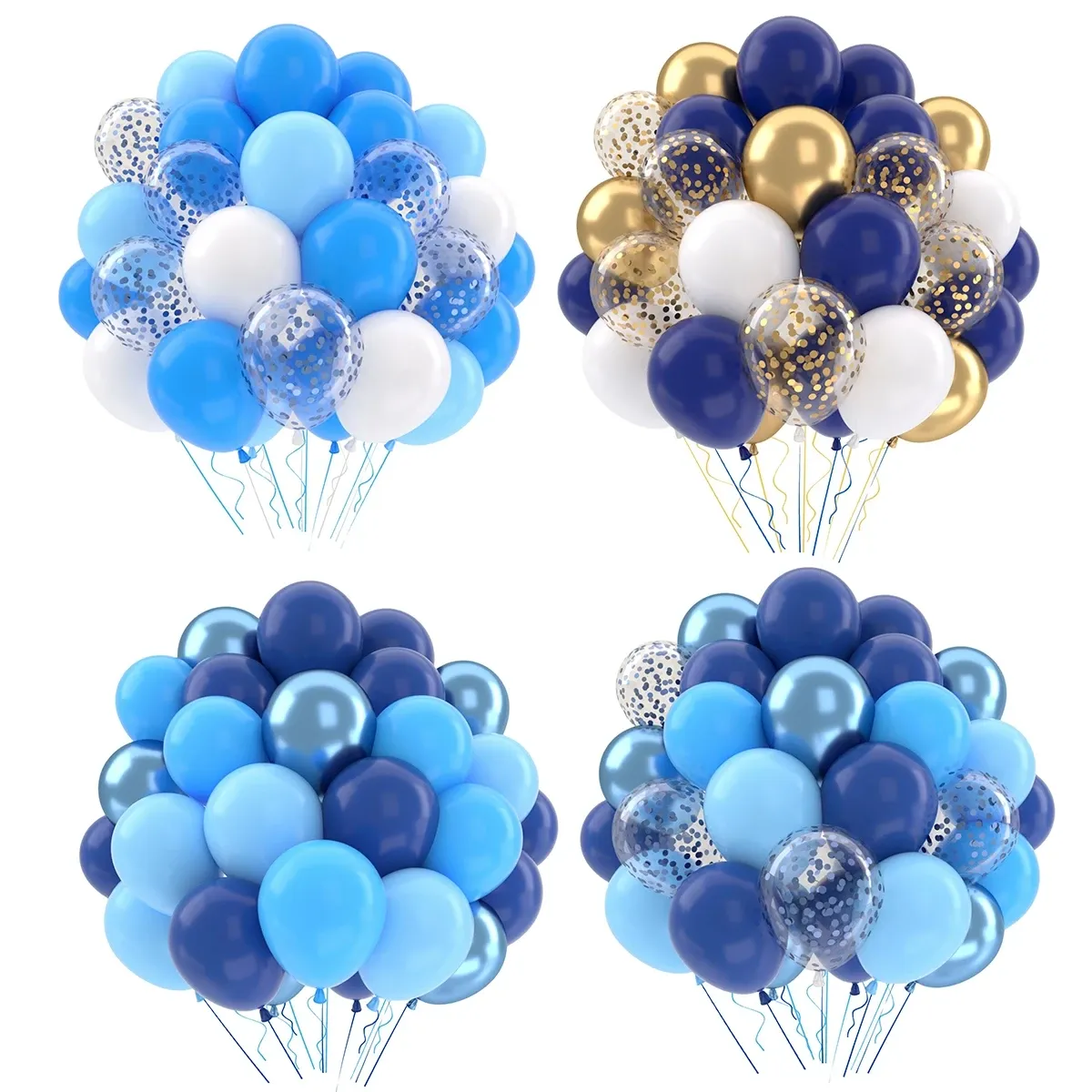 101Pcs Metallic Pearl Latex Confetti Balloons Set - Gold Theme for Birthday, Wedding, Baby Shower Party Decorations thumbnail 4