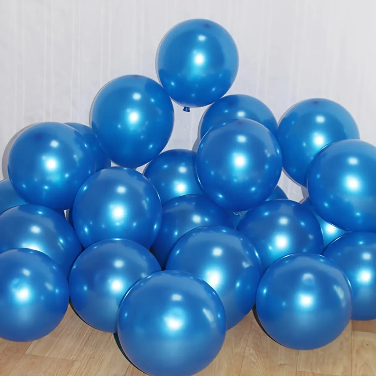 20 Pcs Pearl Blue Transparent Starry Sky Latex Balloons - Ideal for Birthday, Wedding, Graduation Party Decorations, Helium Compatible showcase 4