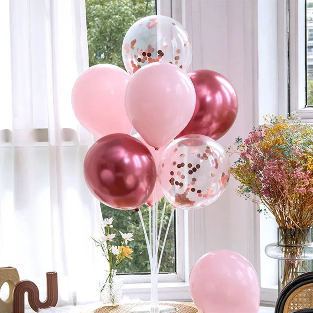 Runto Birthday Balloon Stand Kit - Arch Frame with Base and Pole for Wedding, Party Decorations, Event Decor - Reusable Party Supplies thumbnail 3