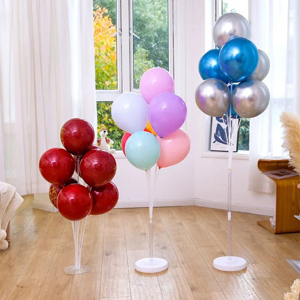 Runto Birthday Balloon Stand Kit - Arch Frame with Base and Pole for Wedding, Party Decorations, Event Decor - Reusable Party Supplies showcase 2