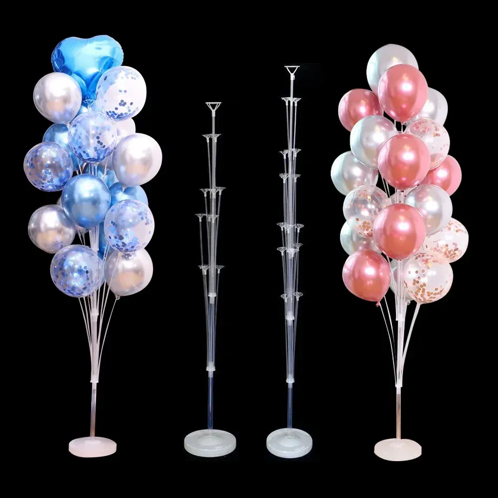 Runto Birthday Balloon Stand Kit - Arch Frame with Base and Pole for Wedding, Party Decorations, Event Decor - Reusable Party Supplies thumbnail 2