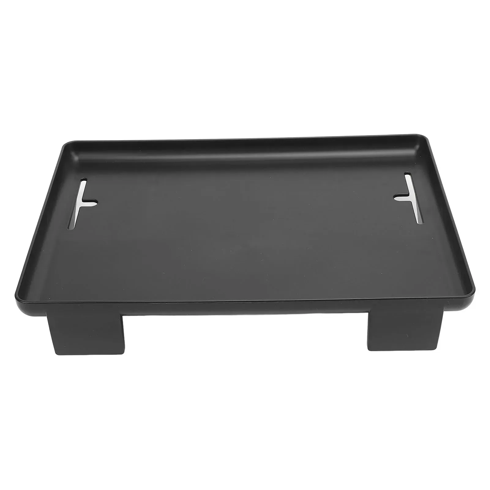 Space-Saving Bedside Shelf with Cable Management - T-Shaped Nightstand Tray for Dorms & Small Rooms, Holds Laptops & Essentials thumbnail 6