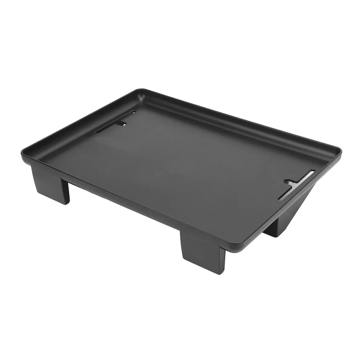 Space-Saving Bedside Shelf with Cable Management - T-Shaped Nightstand Tray for Dorms & Small Rooms, Holds Laptops & Essentials showcase 1