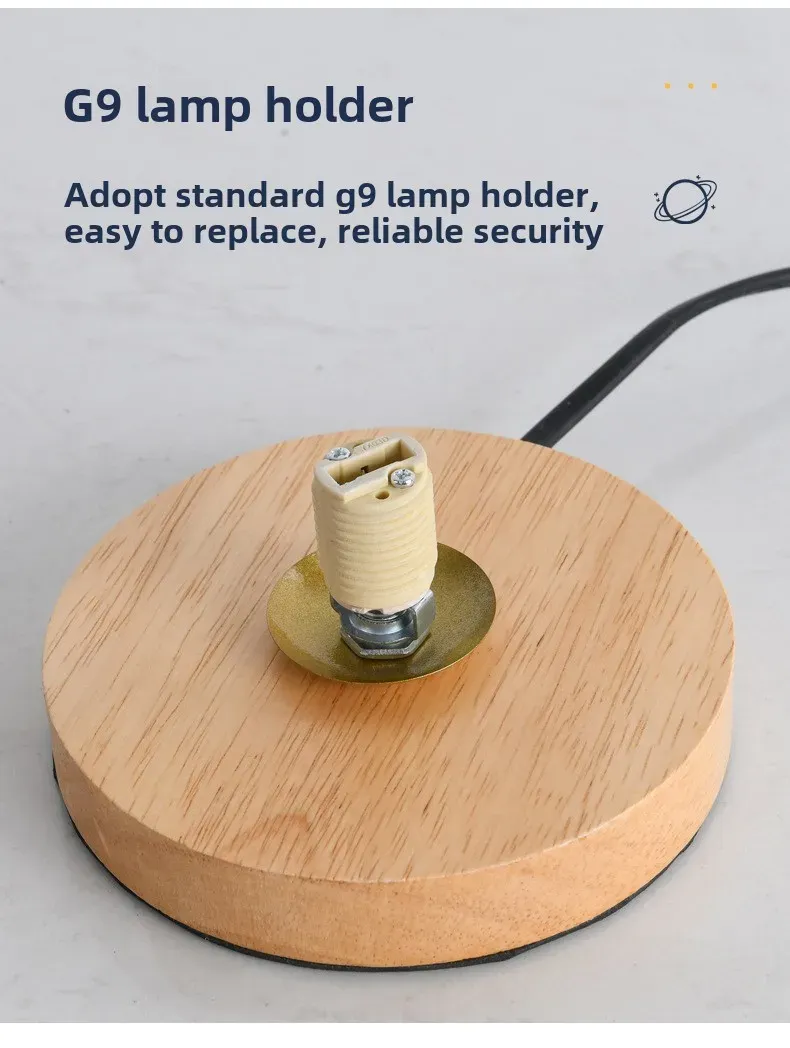 3D Moon Lamp Night Light for Bedroom & Living Room - USB Plug-in Decorative Table Stand Light for Home Decor showcase 21