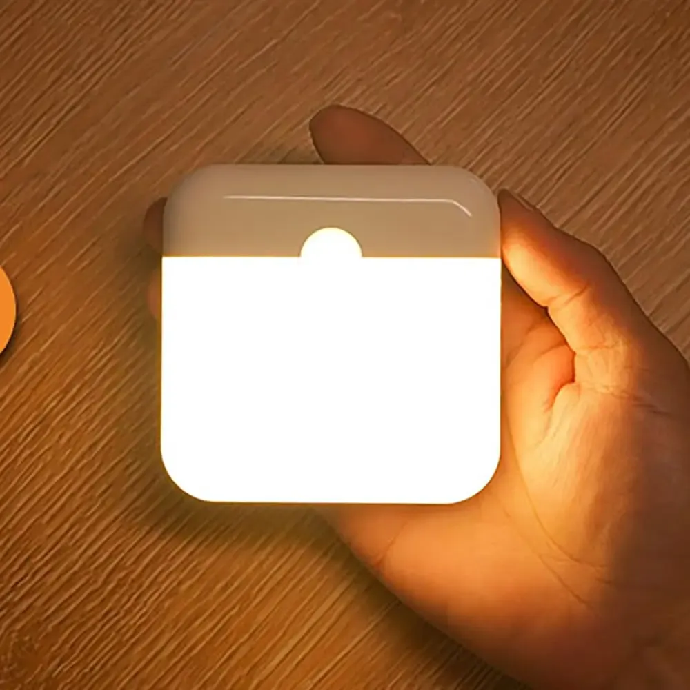 Rechargeable Motion Sensor LED Night Light with Magnetic Mount - Warm White, USB Powered, Eye-Friendly for Bedroom, Cabinet, Drawer, Hallway, Stairs showcase 15