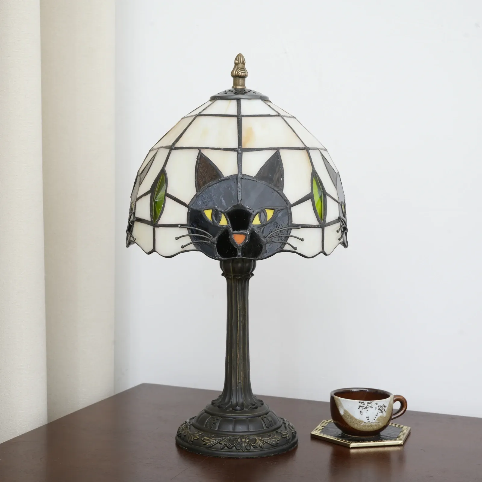 Cute Black Cat Table Lamp for Bedroom Nightstand Decor, Animal Nursery Bedside Lamp for Kids Study Room, Adorable Desk Lamp for Girl's Room - Image 4