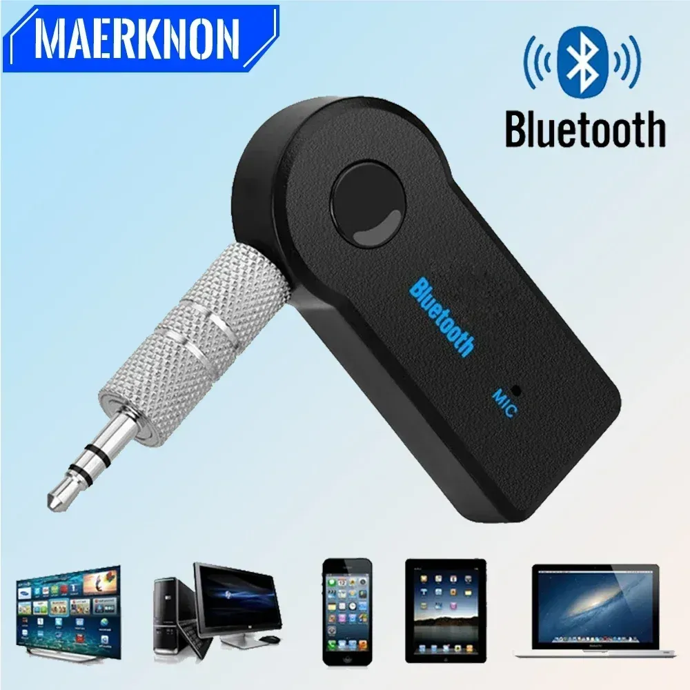 Wireless Bluetooth 5.0 AUX Car Audio Receiver Adapter with 3.5mm Jack for Hands-Free Calls and Stereo Music Streaming showcase 1